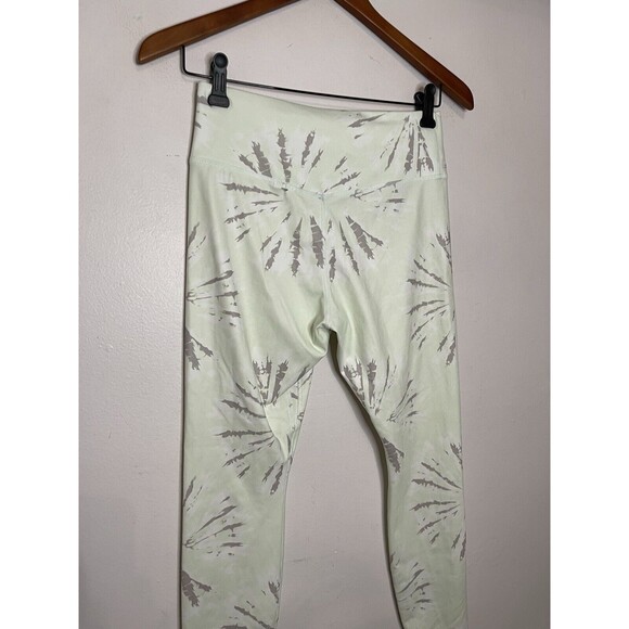 Women's Nike Dri-FIT  Mid-Rise Tie-Dye Leggings Womens medium Green Gray Active - Picture 6 of 7